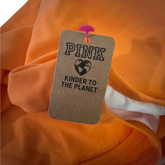 PINK Victoria's Secret Vibrant Orange One Piece Swimsuit - Picture 5 of 7